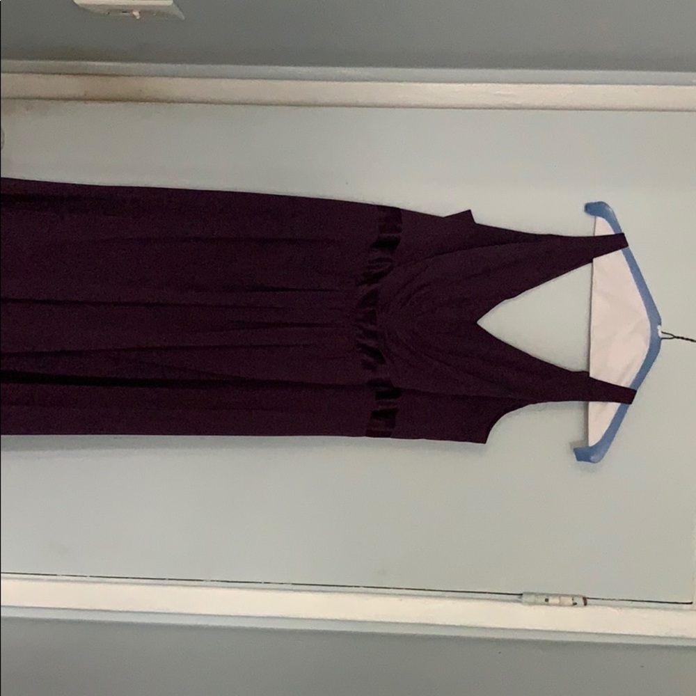 David’s bridal plum bridesmaids dress